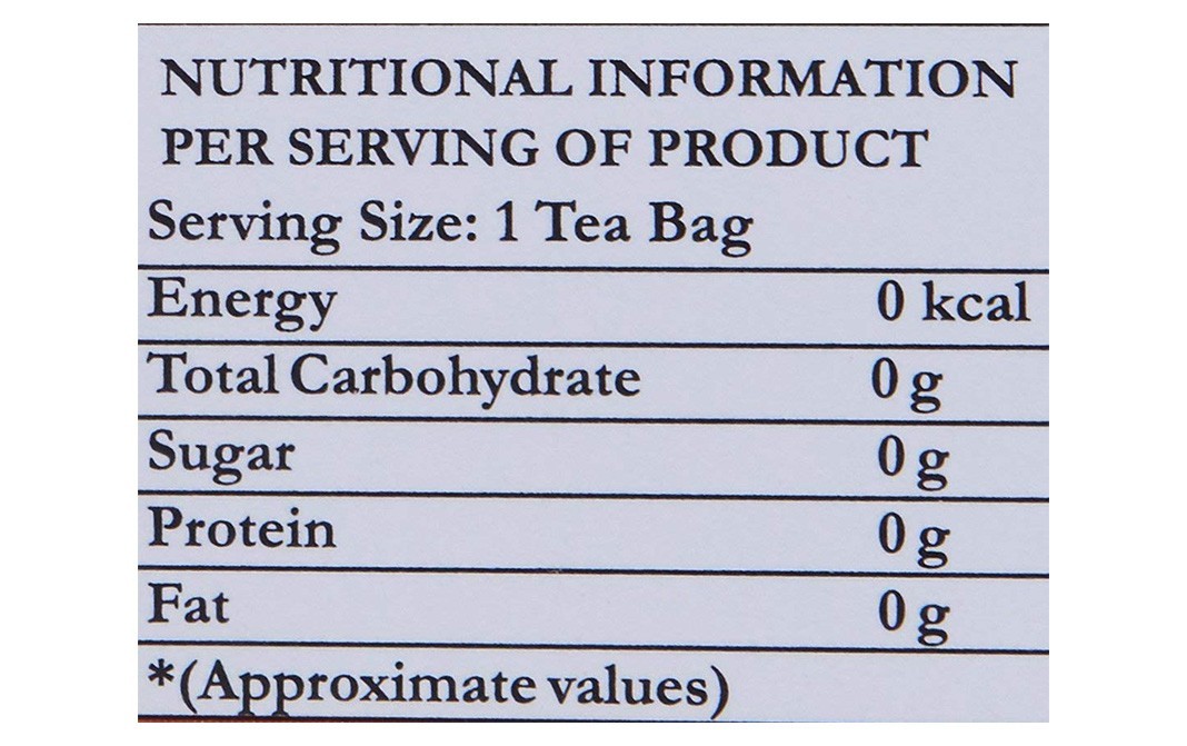 Eco Valley Ginger, Mulethi & Lemon Organic Green Tea Bags   Box  25 pcs